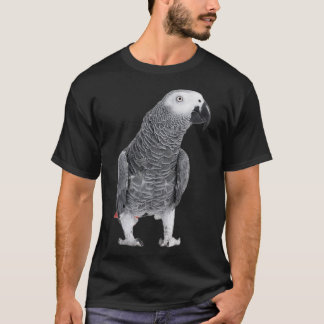 T-shirt Perrot gris africainTShirt