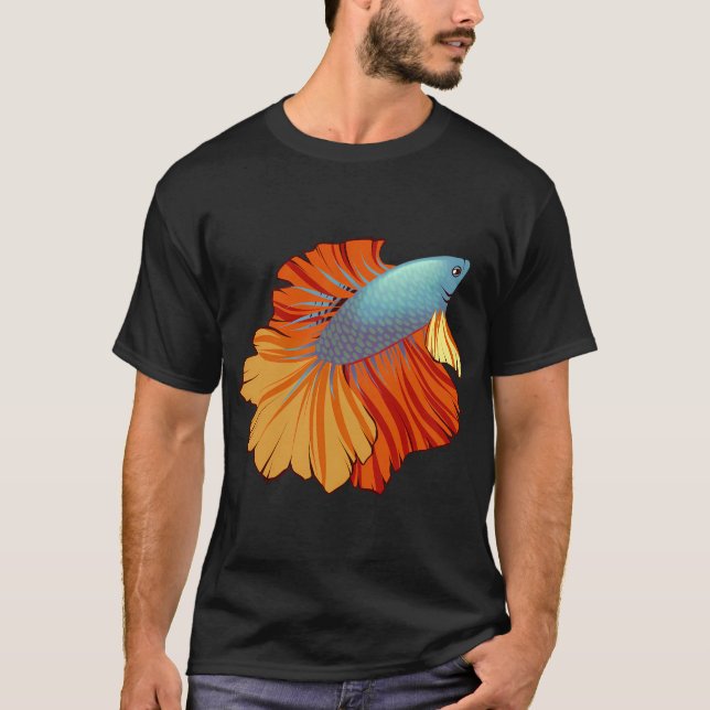 T-shirt Perruche calopsitte Perroquet - Puce et Poisson (Devant)
