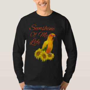T-shirt Perruche Conure Soleil Tournesol