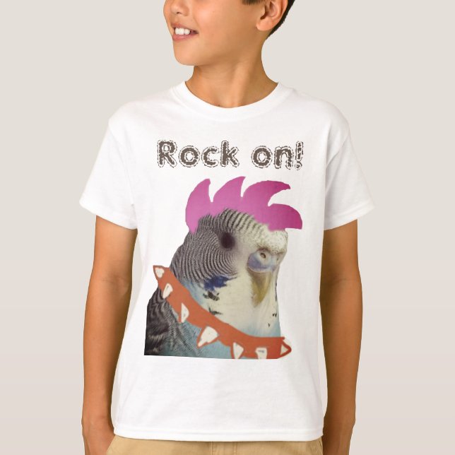T-shirt Perruche de Punk Rock (Devant)
