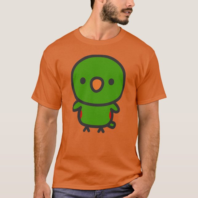T-shirt Perruche éclectique / Mâle (Devant)