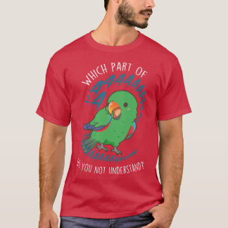 T-shirt Perruche éclectique mâle famille Aaaa