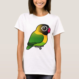 T-shirt perruche Jaune-colletée
