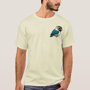 T-shirt Perruche masquée par bleu