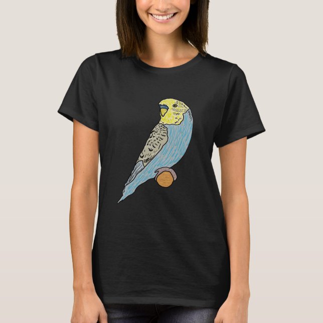 T-shirt Perruche ondulée (Devant)