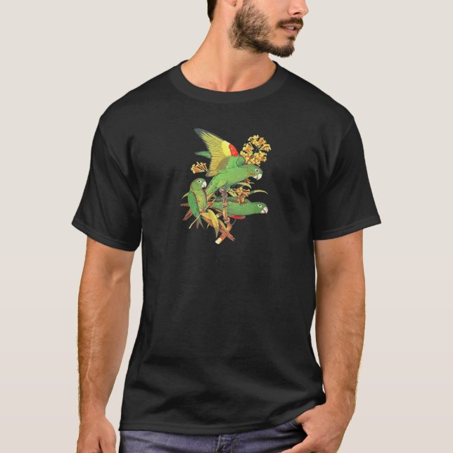 T-shirt Perruche - Perroquet d'oiseaux (Devant)