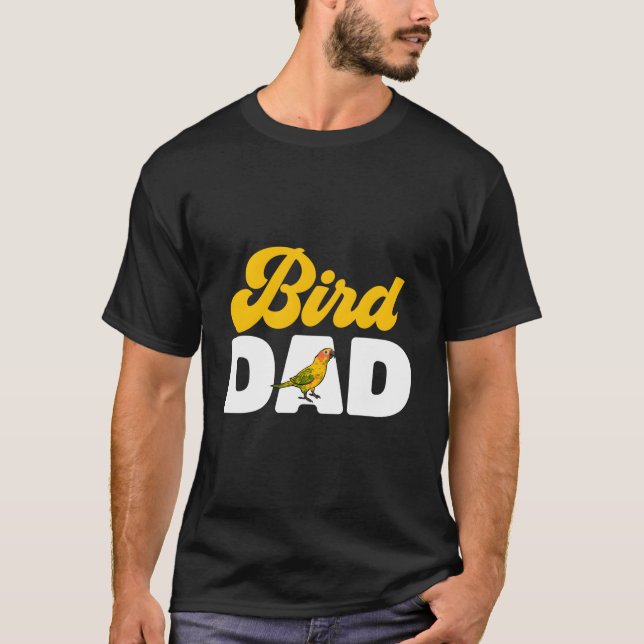 T-shirt Perruche Soleil Oiseau Papa Perroquet Oiseau Conur (Devant)
