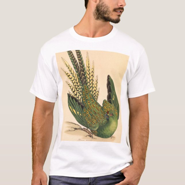 T-shirt Perruche terrestre de James Sowerby, Psittacus ter (Devant)