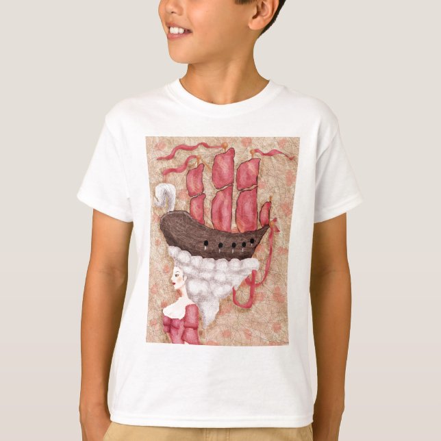 T-shirt Perruque de bateau (Devant)