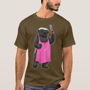 T-shirt Perruquier Blague à cheveux de blaireau miel