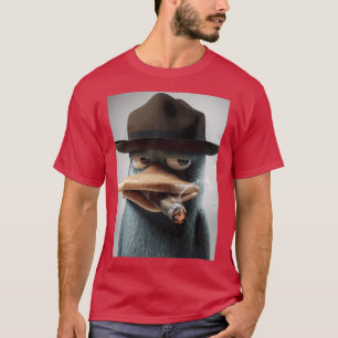 T-shirt Perry l'ornithorynque fumant un cigare mème t t dr