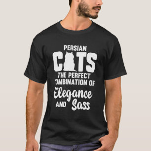 T-shirt Perse Chat Maman Kitten Chat Propriétaire Fourrure
