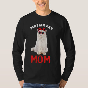 T-shirt Perse Chat Maman Mama Chat Propriétaire Funny Kitt