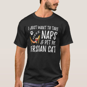 T-shirt Perse Chat Maman Nap Idée de chat