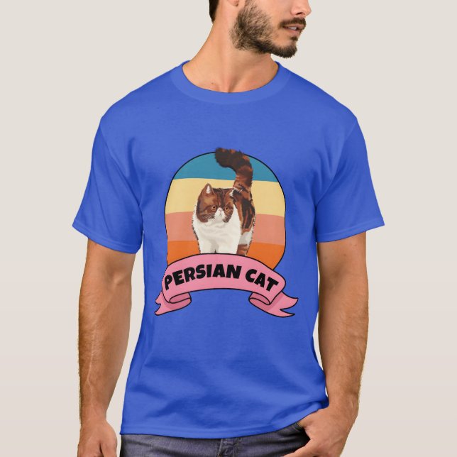 T-shirt Perse Chat Perse Chat fille (Devant)