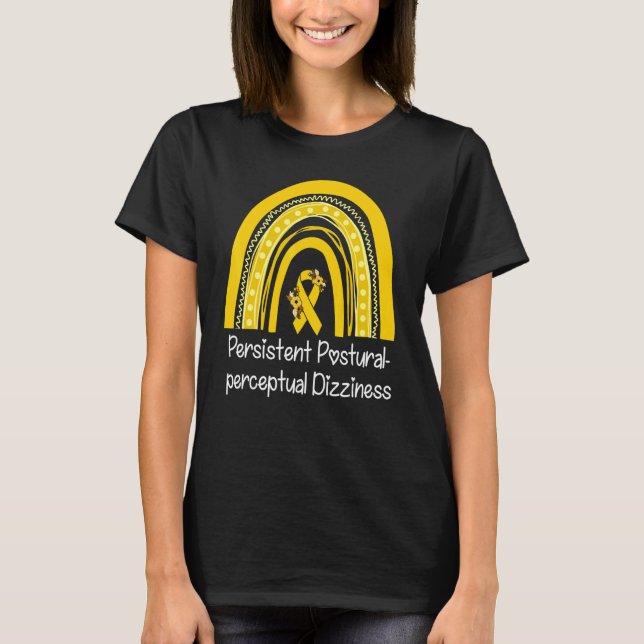 T-shirt Persistance postural perceptuel Dizziness PPPD cri (Devant)