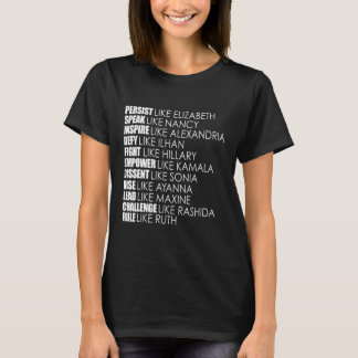 T-shirt Persister Comme Elizabeth Rule Ruth Us