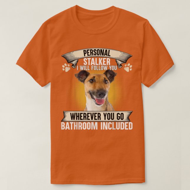 T-shirt Personal Stalker Je Vous Suis Smooth Fo Terri (Design devant)