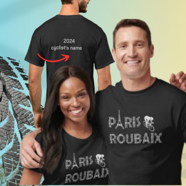 T-shirt  Personalice Facil Paris Roubaix Bikes (Créateur téléchargé)