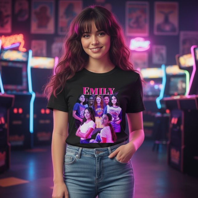 T-shirt Personalised Bootleg Rap T-Shirt: Retro 90s  (Créateur téléchargé)