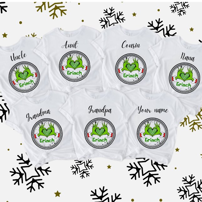 T-shirt   personalised Christmas for the whole family (Créateur téléchargé)