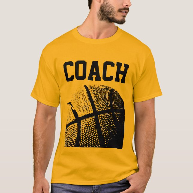 T-shirt | Personalizable d'entraîneur de football (Devant)