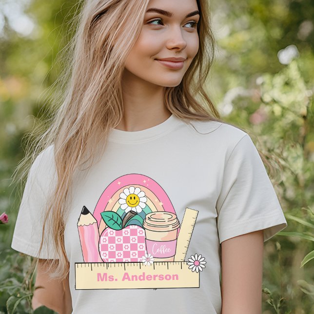 T-shirt Personalized Back to School Teacher Tee (teacher shirt)