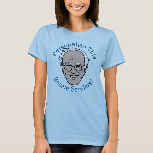 T-shirt PERSONALIZED Bernie Sanders (Devant)