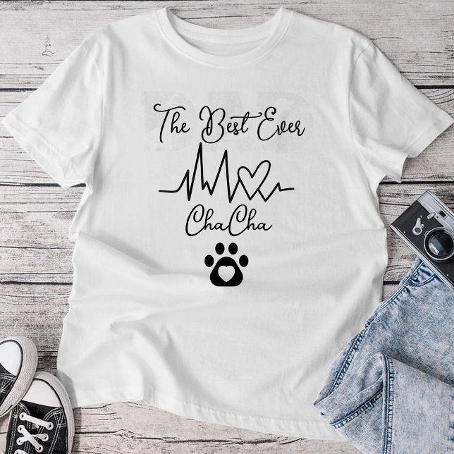 T-shirt Personalized "Cha Cha" Cat Name, Cat Lover  (Créateur téléchargé)