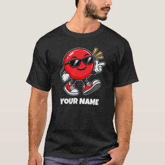 T-shirt Personalized Circle Name & Custom Text