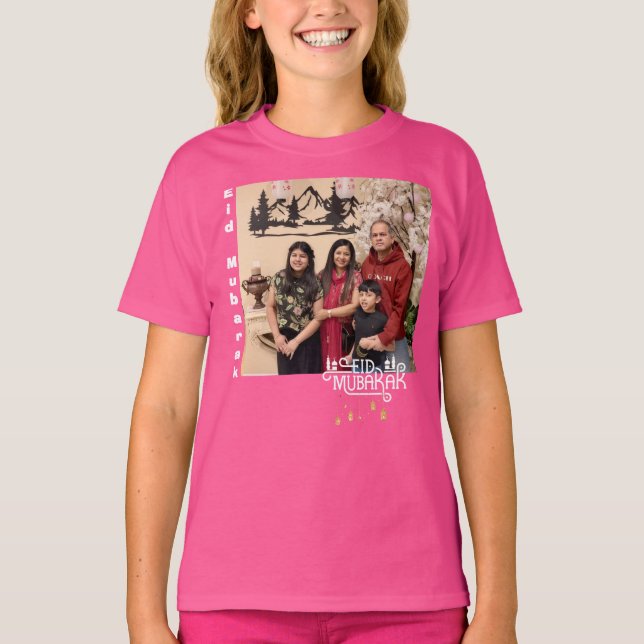 T-shirt Personalized Custom Photo Picture Friends Family (Devant)