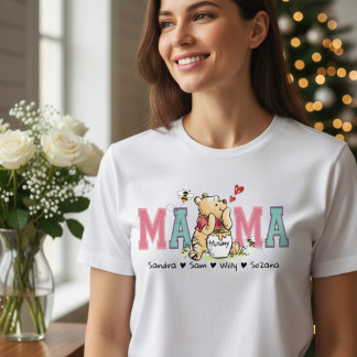 T-shirt Personalized Mama Bear Sweatshirt with Kids Names