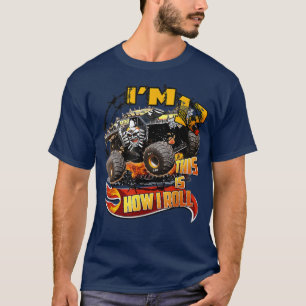 T-shirt Personalized Max D Monster Truck Birthday