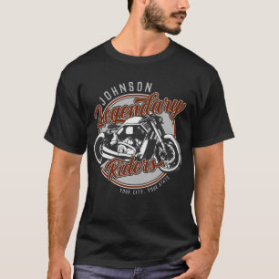 T-shirt Personalized Motorcycle Legendary Rider Biker
