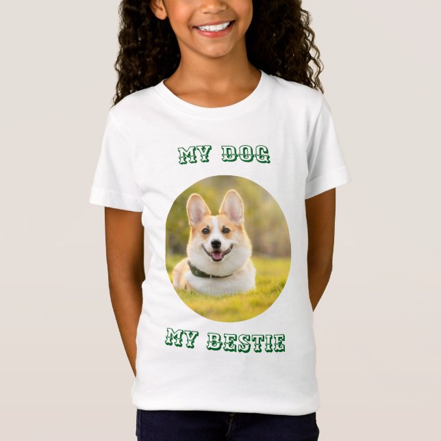 T-Shirt Personalized Photo Template for My Dog - My Best (Devant)