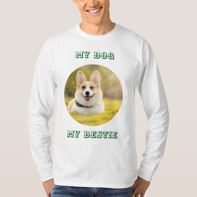 T-shirt Personalized Photo Template for My Dog - My Best (Devant)