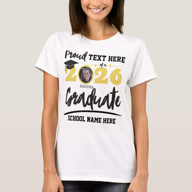 T-shirt Personalized Proud Family Graduation Class of 2026 (Devant)