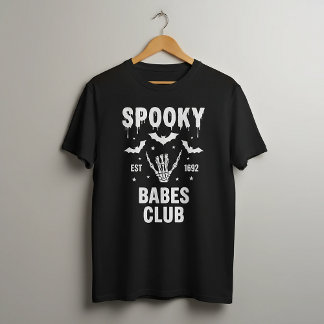 T-shirt Personalized Spooky Halloween Group College Party