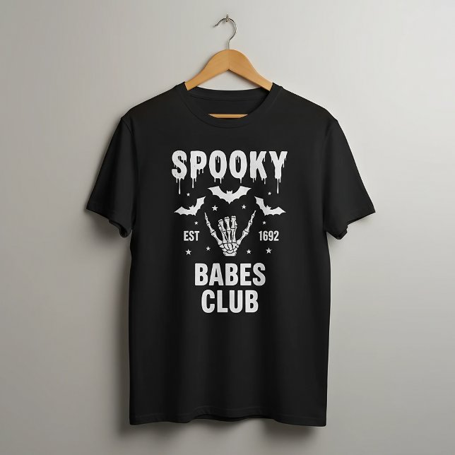 T-shirt Personalized Spooky Halloween Group College Party (Créateur téléchargé)