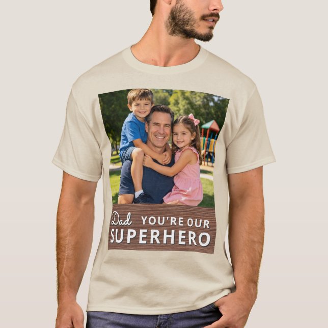 T-shirt Personalized with photo and text (Devant)