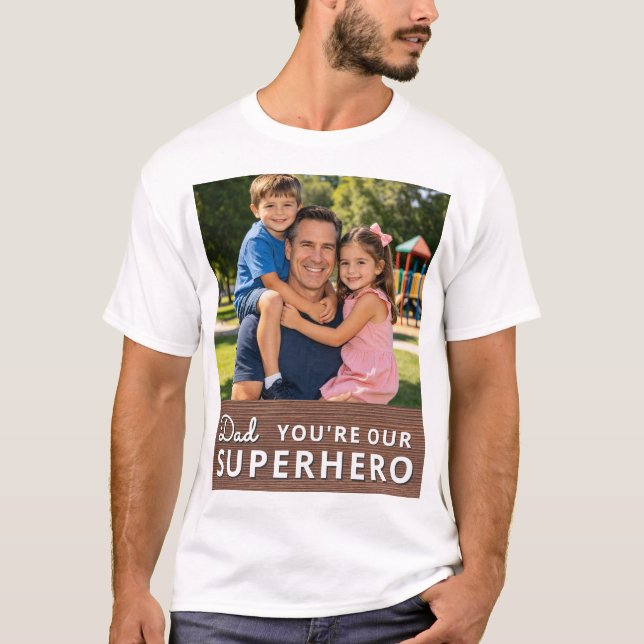 T-shirt Personalized with photo and text (Devant)