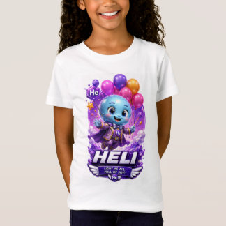T-Shirt Personnage ATOMIVRA Hélium – Chimie des gaz nobles