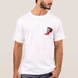 T-shirt Personnage de dessin animé de bobine de film rétro