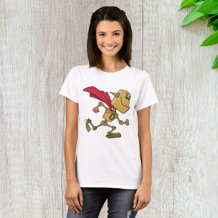 T-shirt Personnage de dessin animé de robot super-héros en