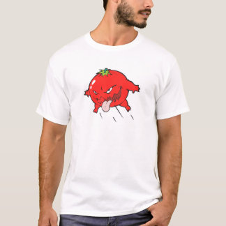 T-shirt personnage de dessin animé de tomate pourrie en co
