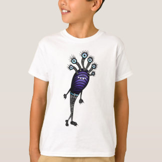 T-shirt Personnage de dessin animé drôle de monstre