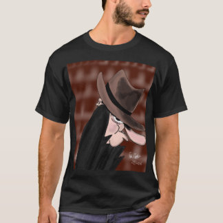 T-shirt Personnage de dessin animé méchant sournois