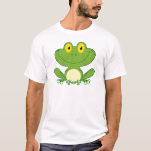 T-shirt Personnage de dessin animé mignon de grenouille