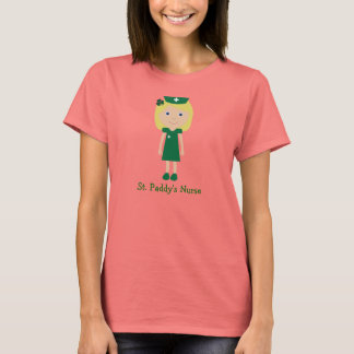 T-shirt Personnage de dessin animé mignon St. Paddy's Nurs