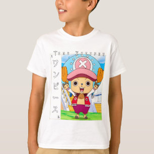 T-shirt Personnage de renne mignon d'anime avec un médicam